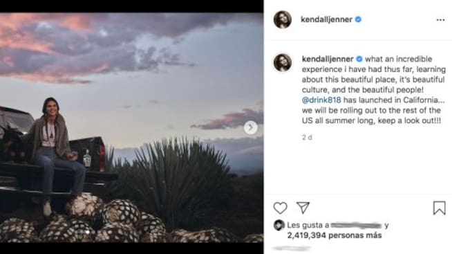 Critican a Kendall Jenner por apropiación cultural en su marca de tequila
