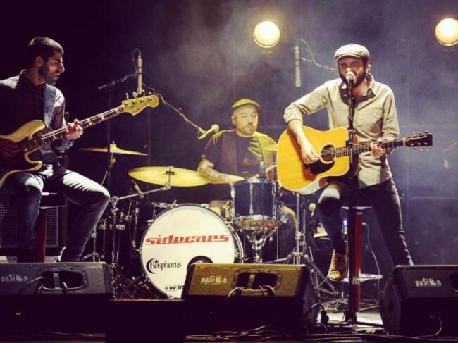 Sidecars, dándolo todo en directo.