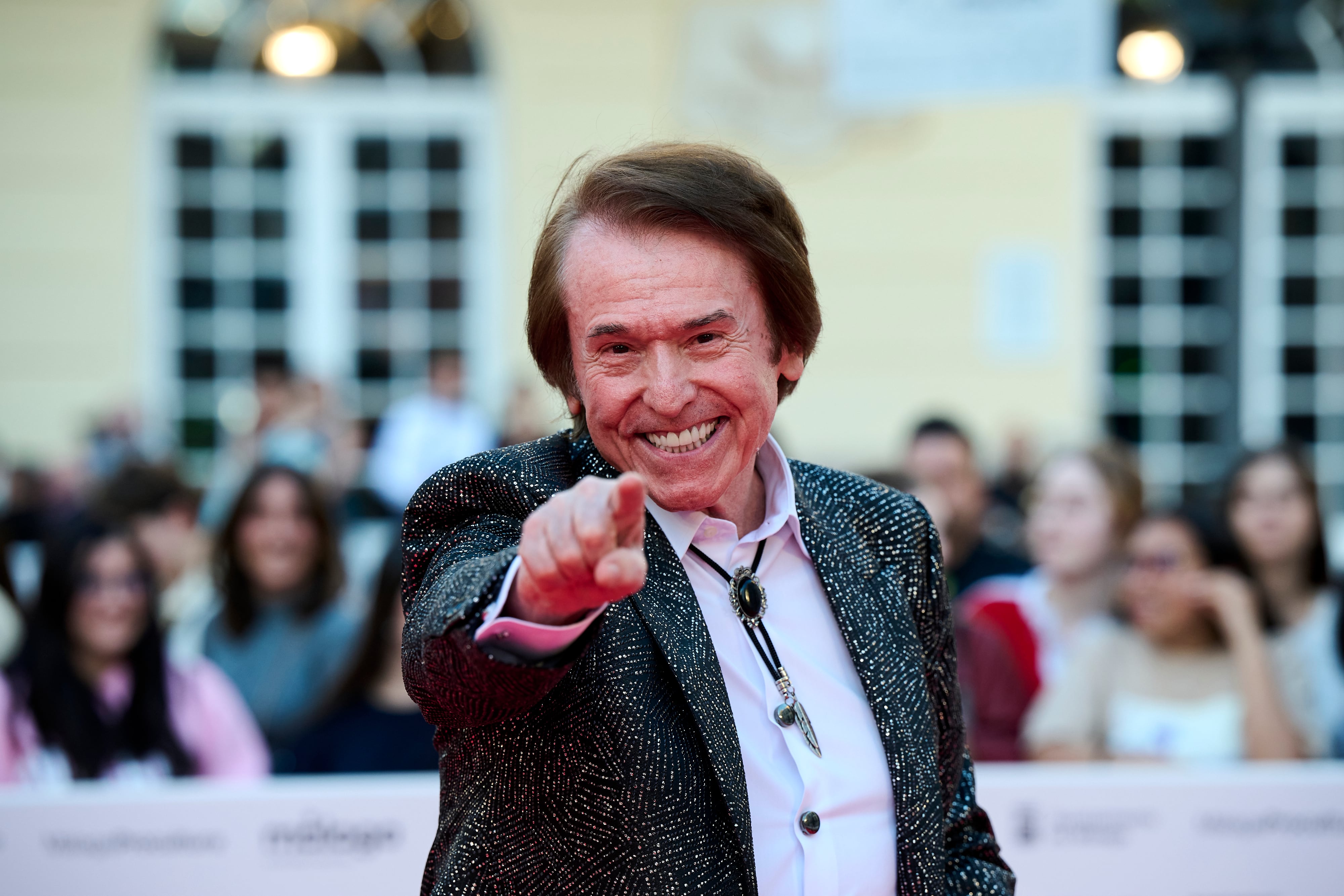 MALAGA, SPAIN - MARCH 10: Singer Raphael attends the opening Gala photocall at the Cervantes Theater on March 10, 2023 in Malaga, Spain. (Photo by Carlos Alvarez/Getty Images)
