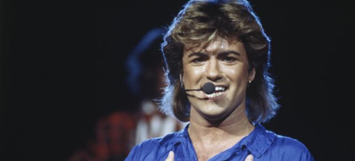 George Michael en una de sus actuaciones con 'Wham!' en Australia en 1985.