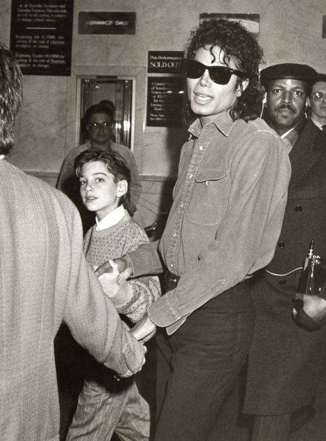 Michael Jackson y James Safechuck.