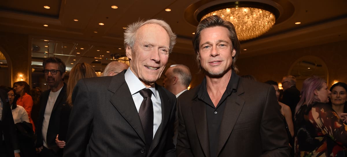 Clint Eastwood con Brad Pitt en 2020