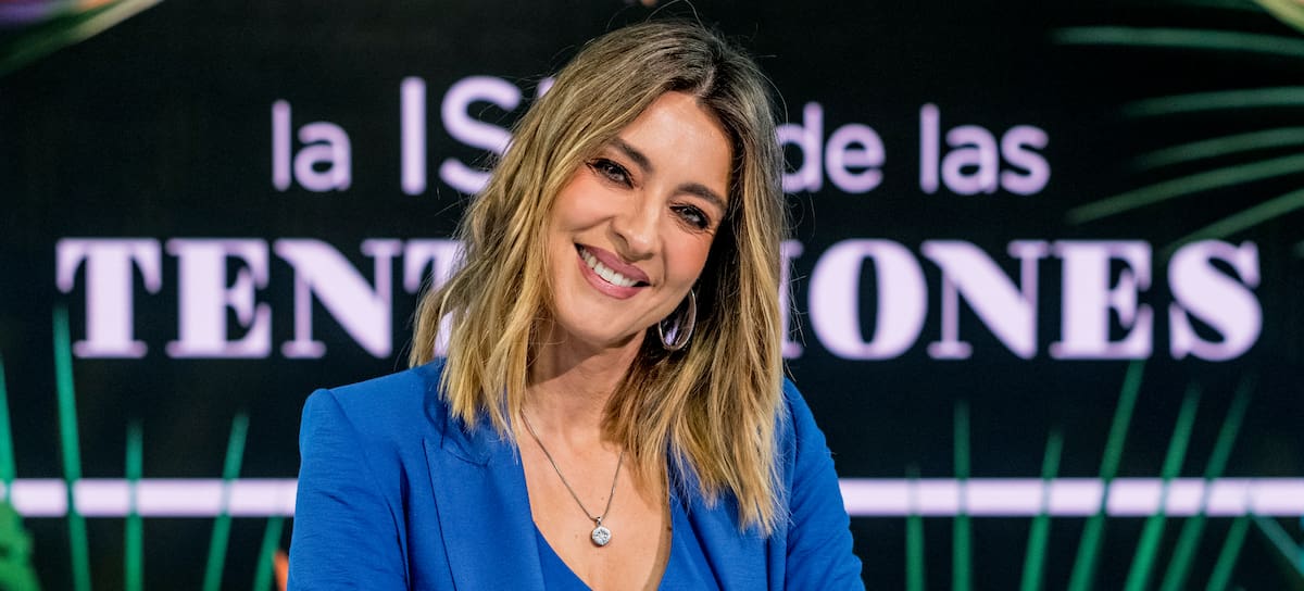 Sandra Barneda, presentadora de la Isla de las Tentaciones. Rueda de prenssa del 12 de marzo de 2025. Foto cedida por Mediaset Comunicación.