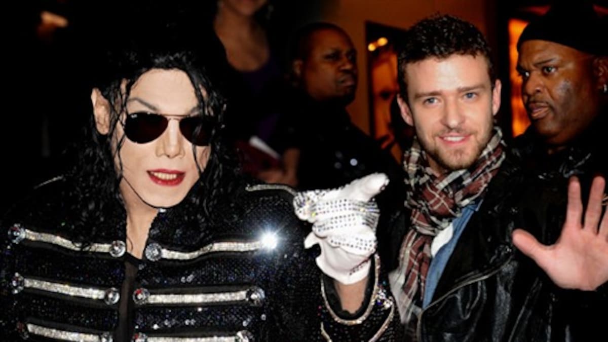 Justin timberlake y Michael Jackson juntos