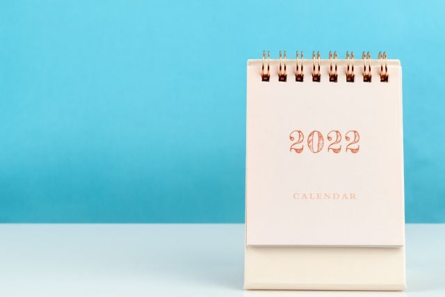 Calendario laboral de 2022.