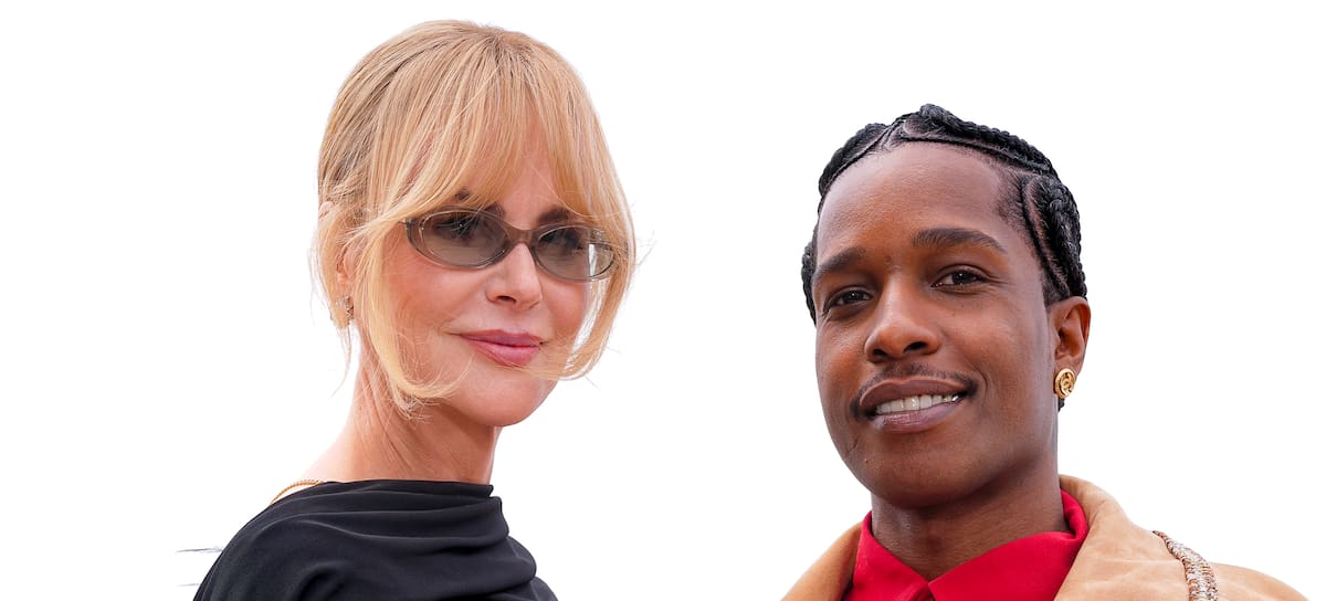 Nicole Kidman y A$AP Rocky en el desfile de la colección crucero 2026 de Chanel, celebrado el 28 de abril de 2026 en Biarritz, Francia.