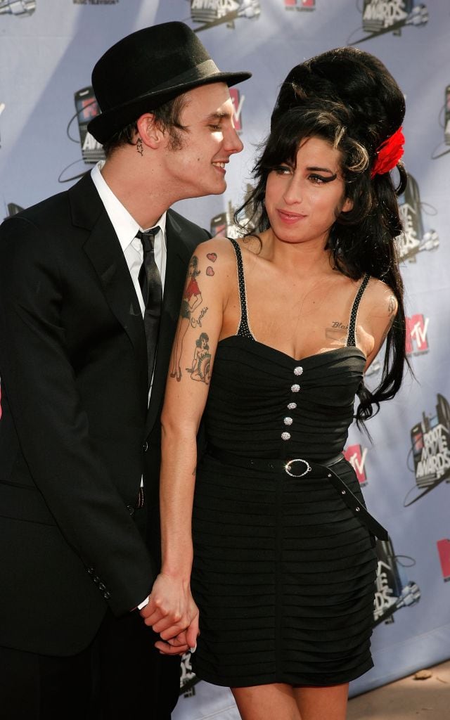 Amy Winehouse y el que fue su marido Blake Fielder-Civil, en los MTV Movie Awards de 2007.