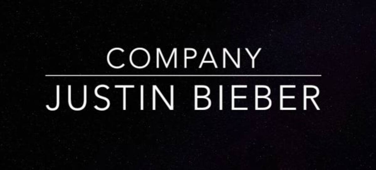 Justin Bieber estrena "Company"