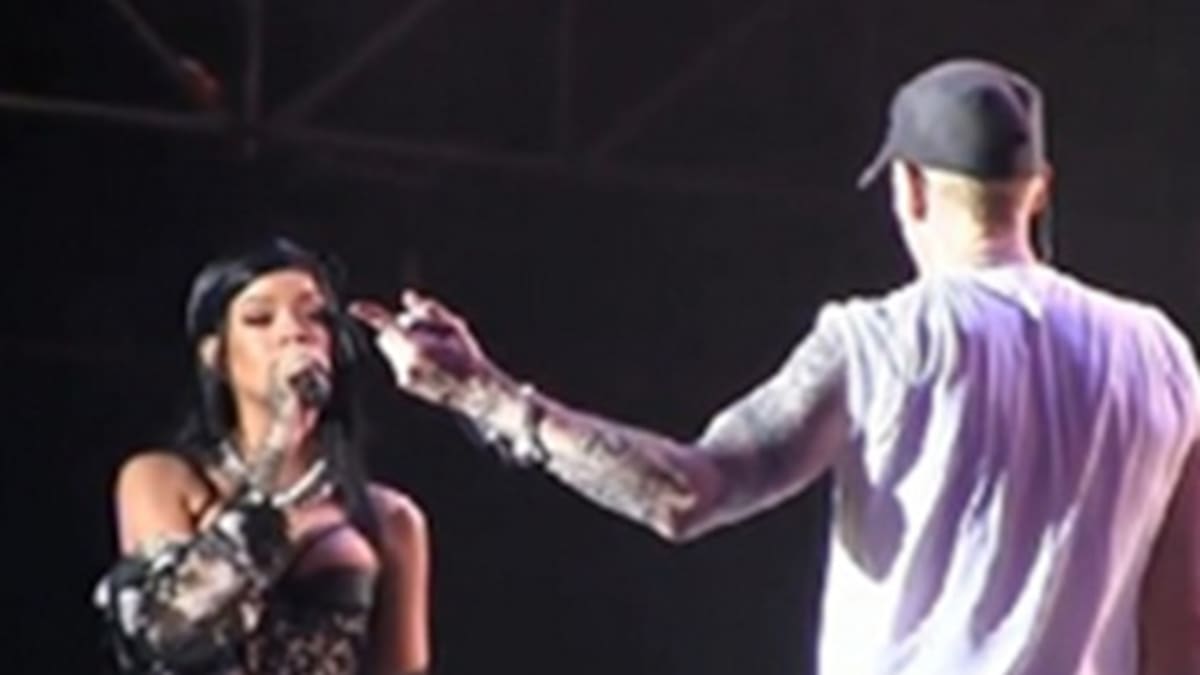 Rihanna y Eminem juntos en el Lollapalooza 2014