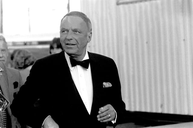 El cantante Frank Sinatra