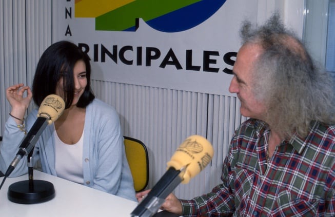 Laura Pausini con Joaquín Luqui