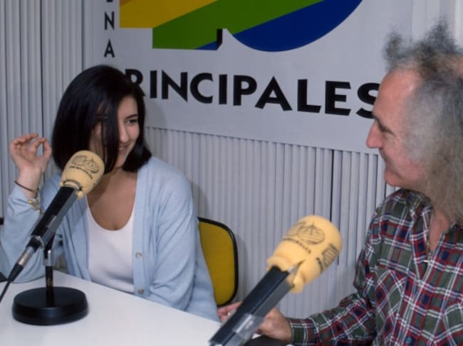 Laura Pausini con Joaquín Luqui