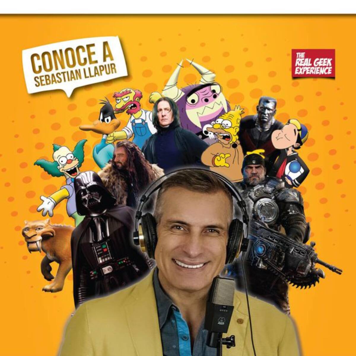 Actor de doblaje que le da vida a Marcus Fenix, Darth Vader y Krusty el payaso estará en Costa Rica