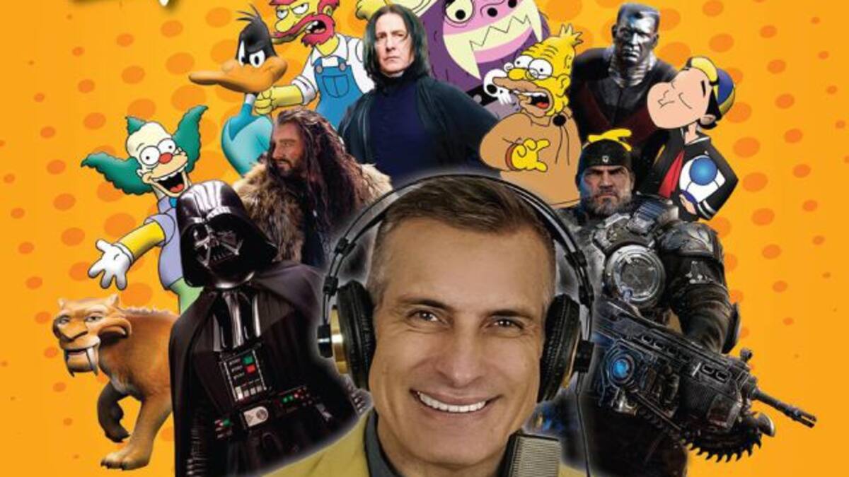 Actor de doblaje que le da vida a Marcus Fenix, Darth Vader y Krusty el payaso estará en Costa Rica