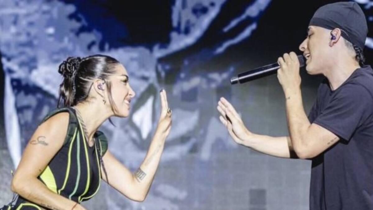 María Becerra y Trueno cantaron por primera vez en vivo "Crossover #5"