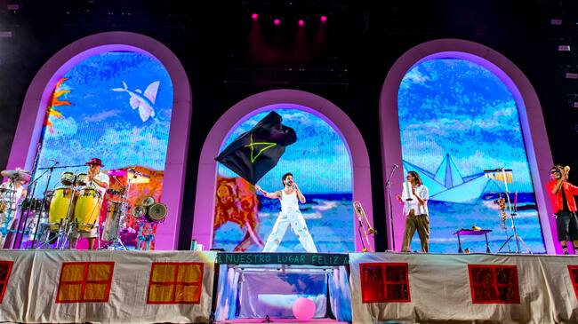 Inici del concert de Camilo a Barcelona