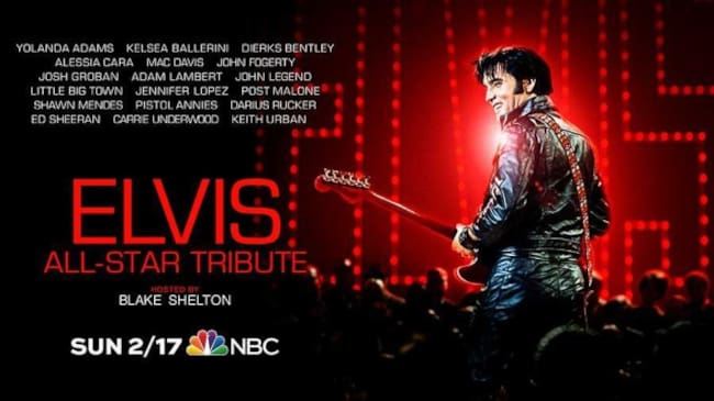 Cartel del evento 'Elvis All-Star Tribute'