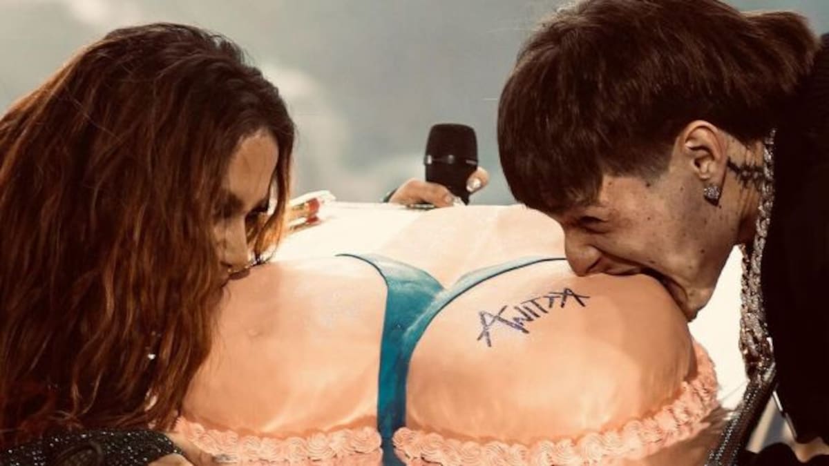 ¿Por qué Peso Pluma le dio un beso a Anitta?