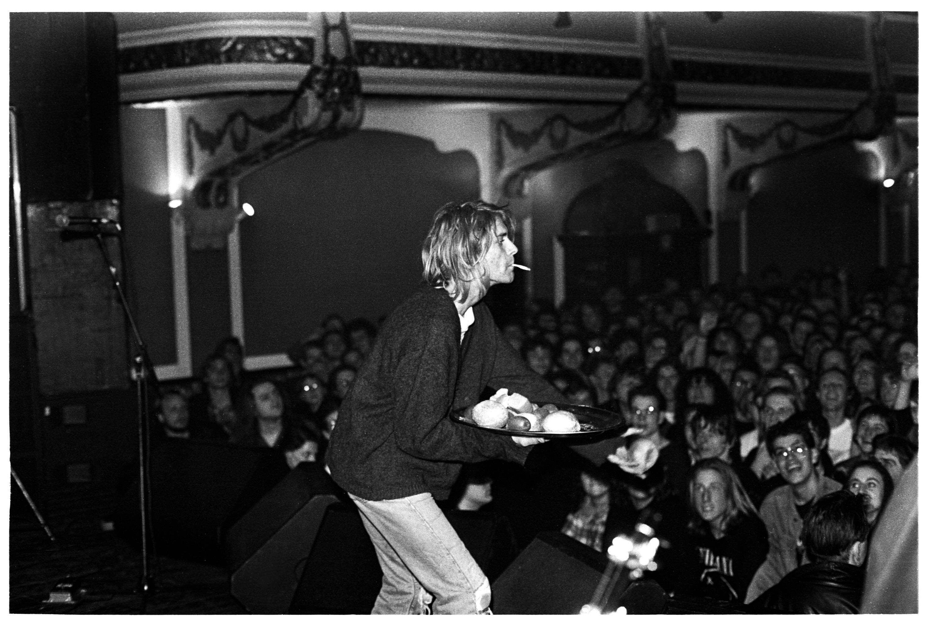 Nirvana, Kurt Cobain, Vooruit, Gante, Bélgica, 23/11/1991. (Foto de Goedefroit Music/Getty Images)