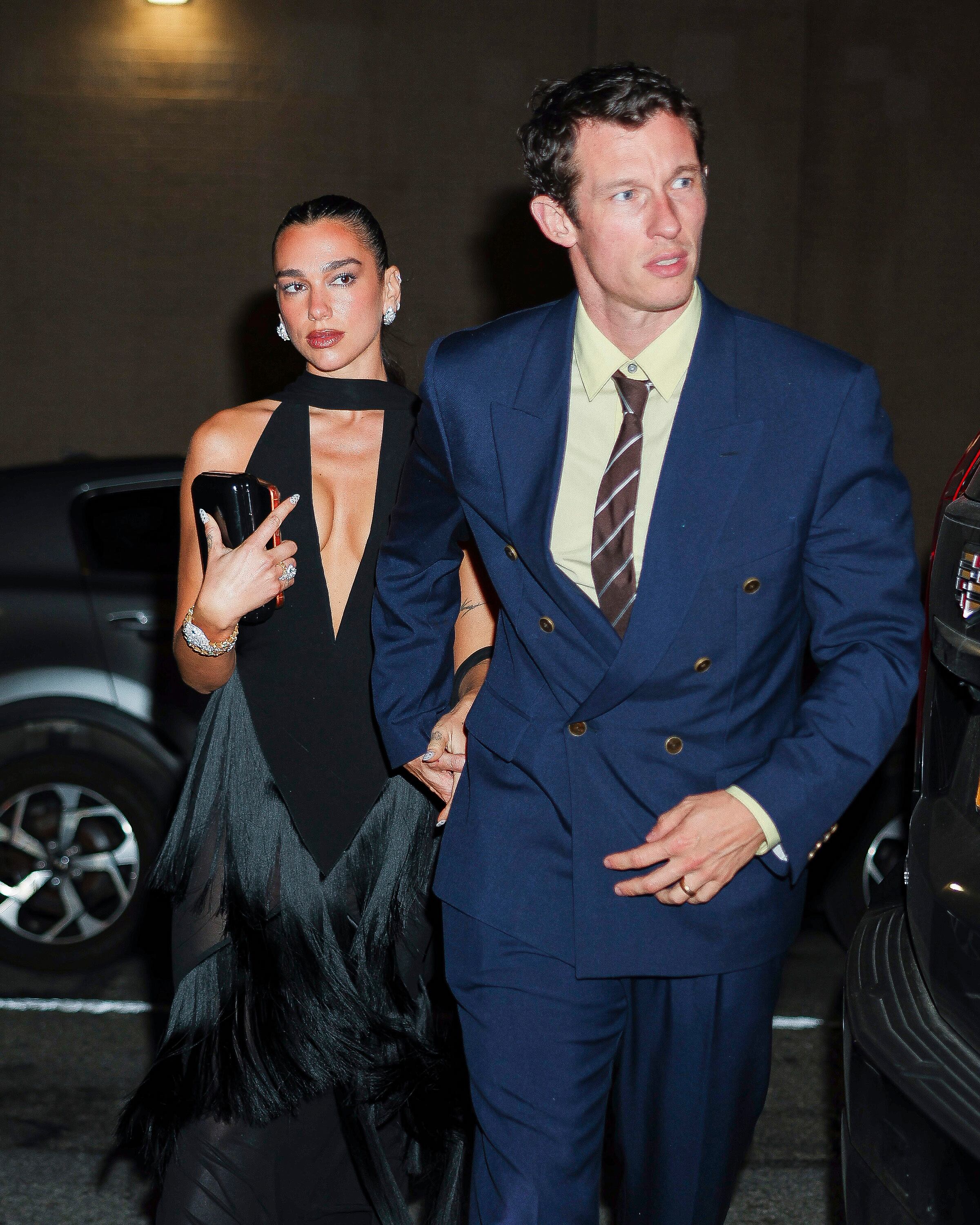 Dua Lipa y Callum Turner en Nueva York en agosto de 2026