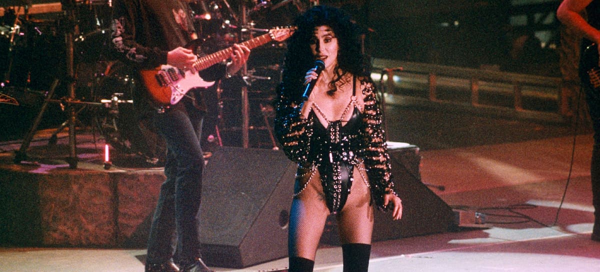 Cher, en el Wembley Arena de Londres en 1992.