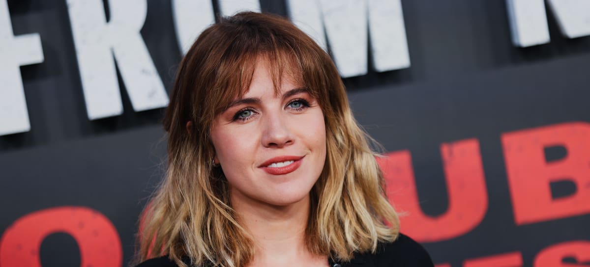 Andrea Guasch en la premier en Madrid de "Springsteen: música de ninguna parte", octubre de 2025