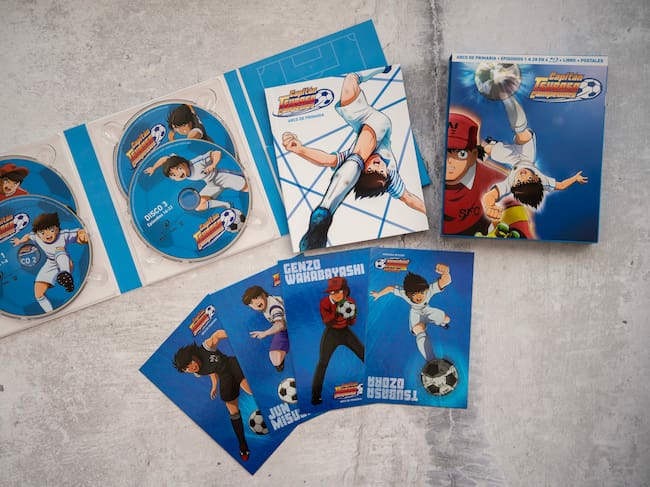 Edición de Captain Tsubasa en Blu-Ray de Selecta Visión.