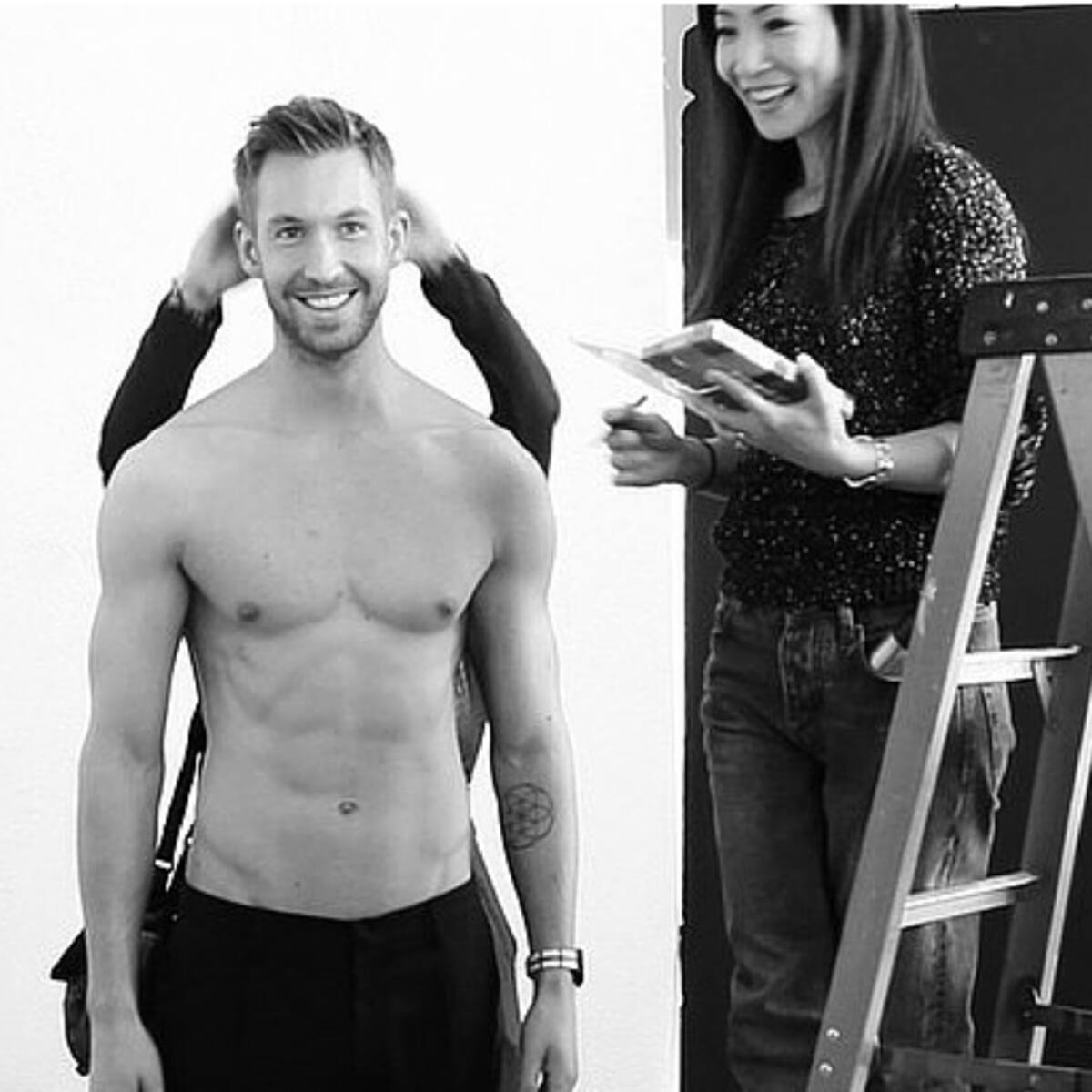 Calvin Harris para Armani