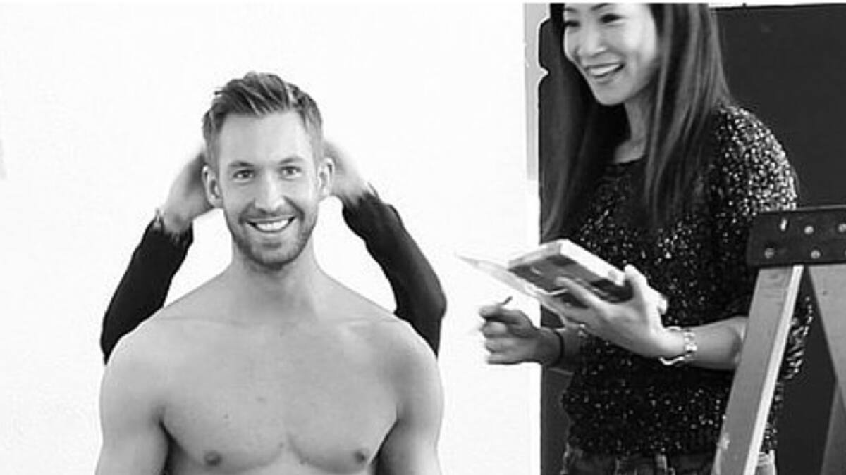 Calvin Harris para Armani