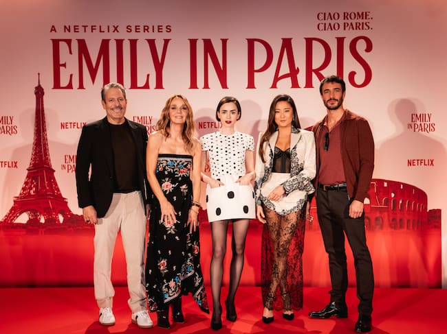 Rueda de prensa Emily in Paris T5.