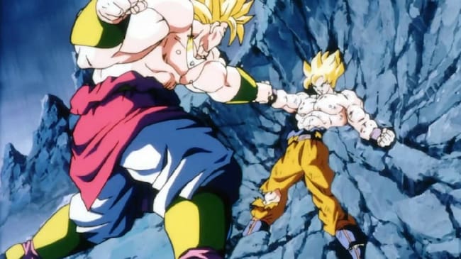 Goku y Broly solo se vieron las caras en las películas de Dragon Ball.
