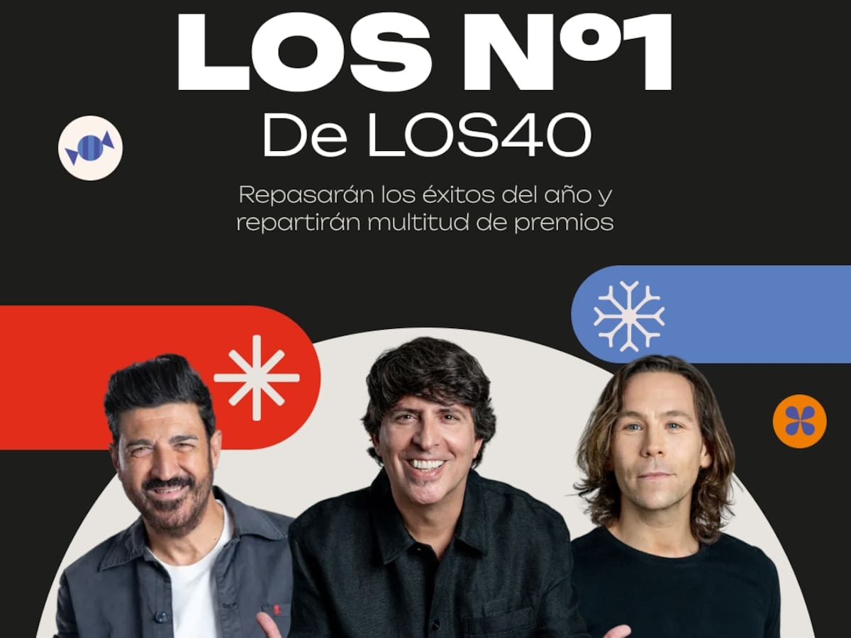 LOS40 despide 2025 y da la bienvenida a 2026 con una programación especial llena de éxitos, premios y música sin descanso