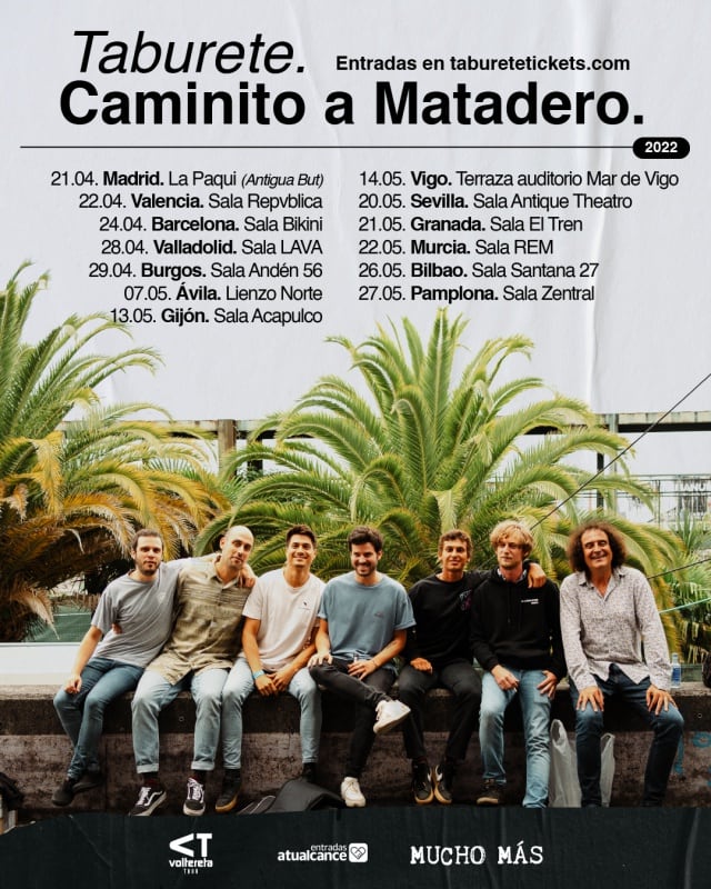 Cartel de la gira de Taburete