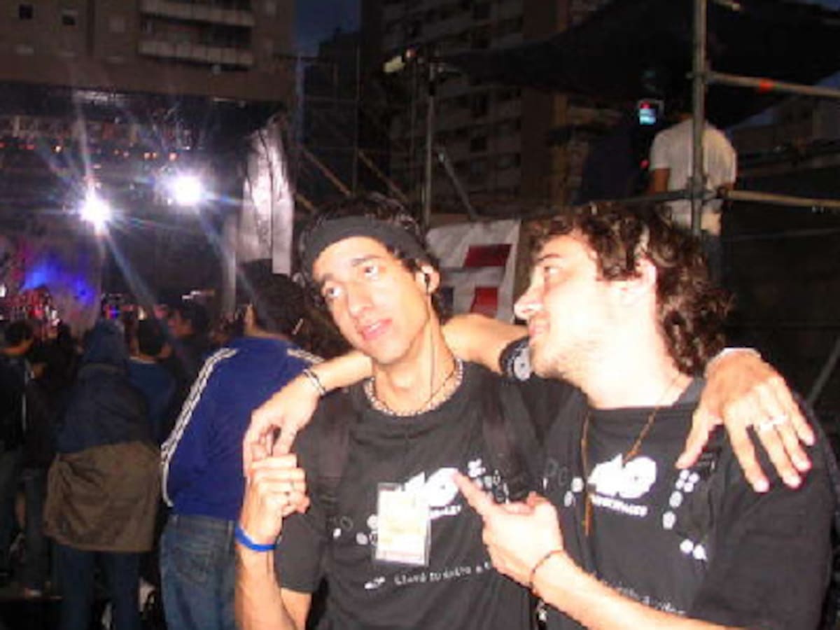 Fer y Juan, en el show