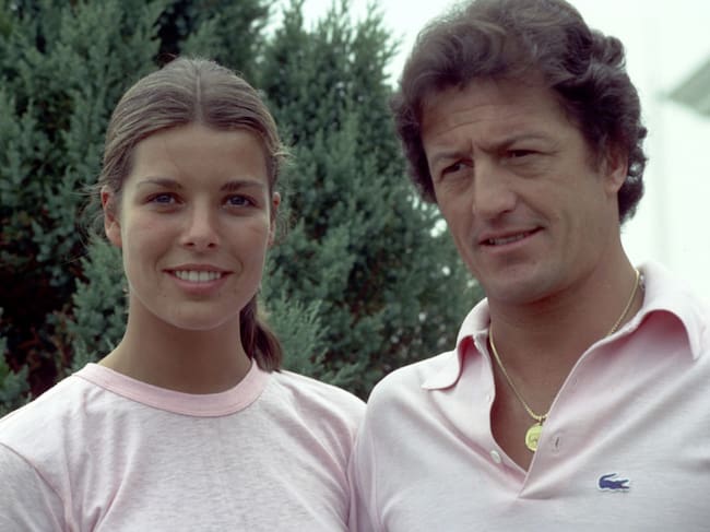 Carolina de Mónaco y Philippe Junot, 1978
