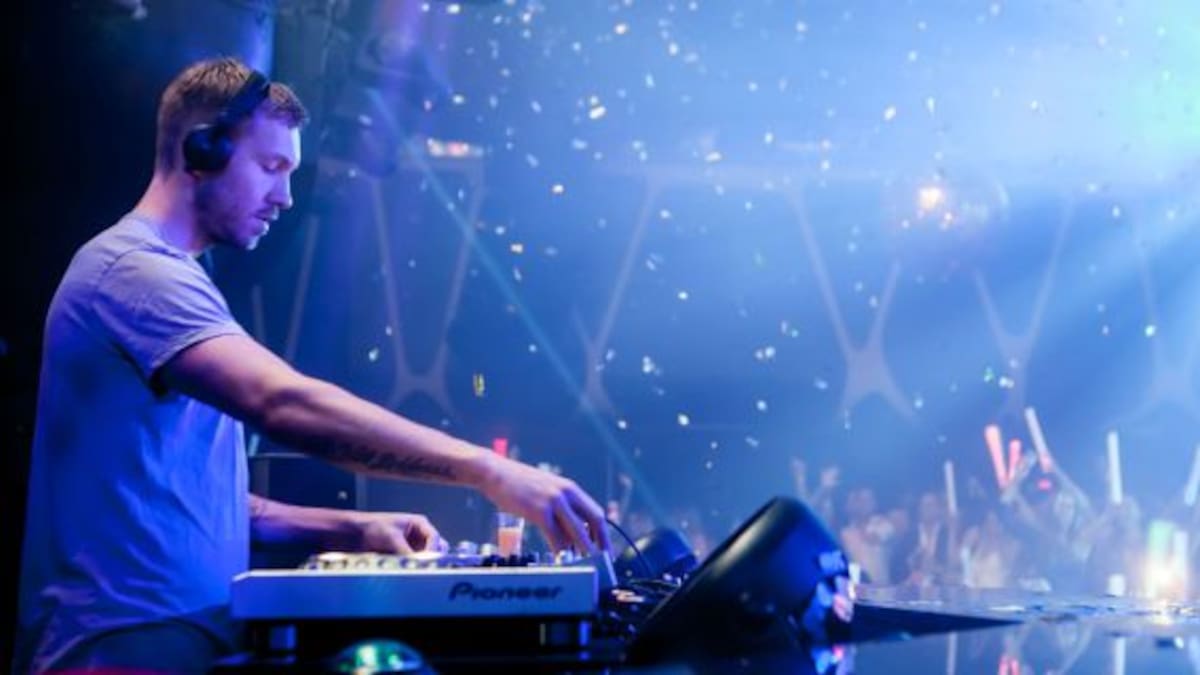 ¿Qué estaba haciendo Calvin Harris?