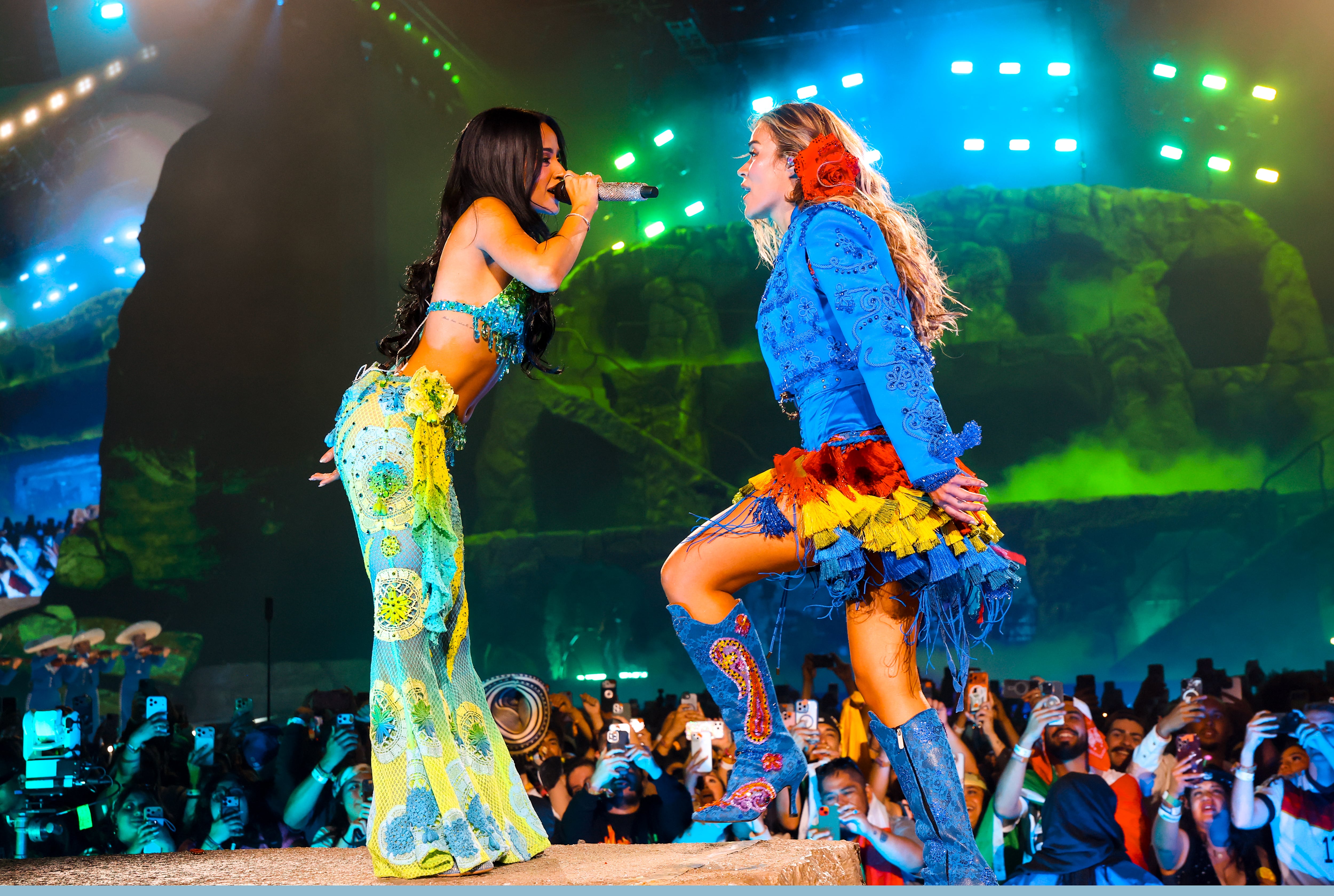 Karol G y Becky G en el Coachella 2026
