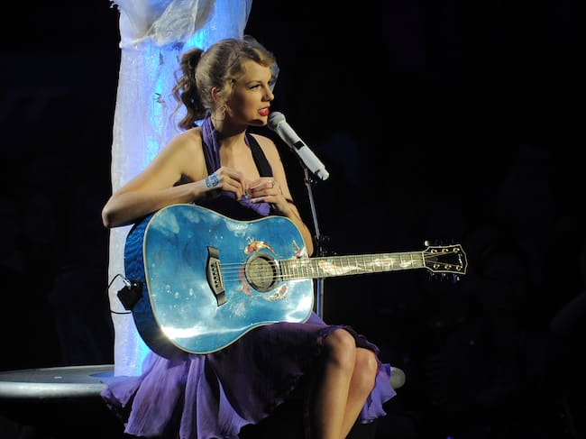 Taylor Swift en su gira Speak Now World Tour