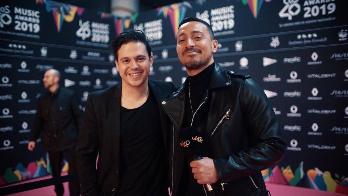 Roberto Cardona junto a Boris Vega