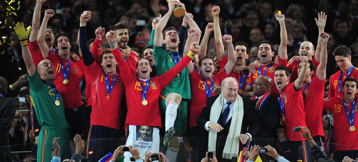 España gana el Mundial en 2010.