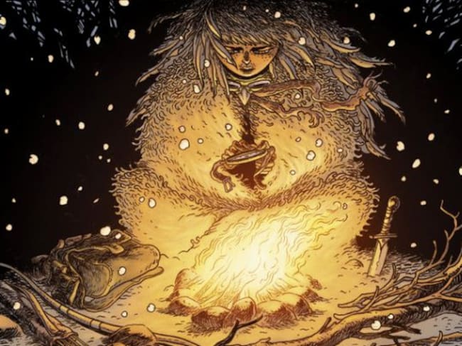 El dibujo de Ian Bertram es espectacular.