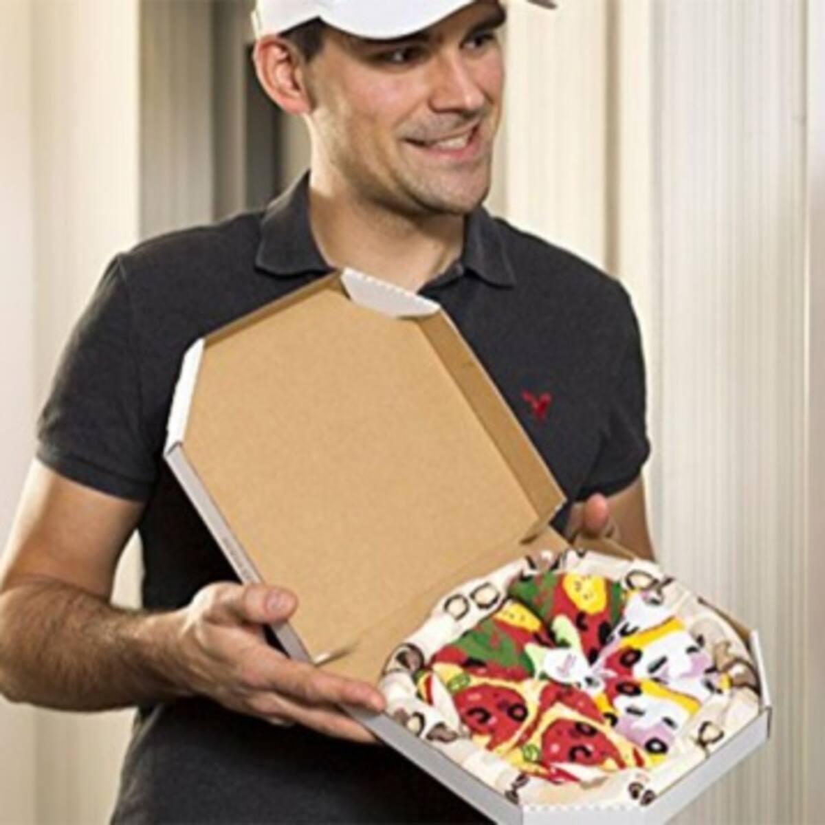 Si te gusta la pizza, amarás estas medias