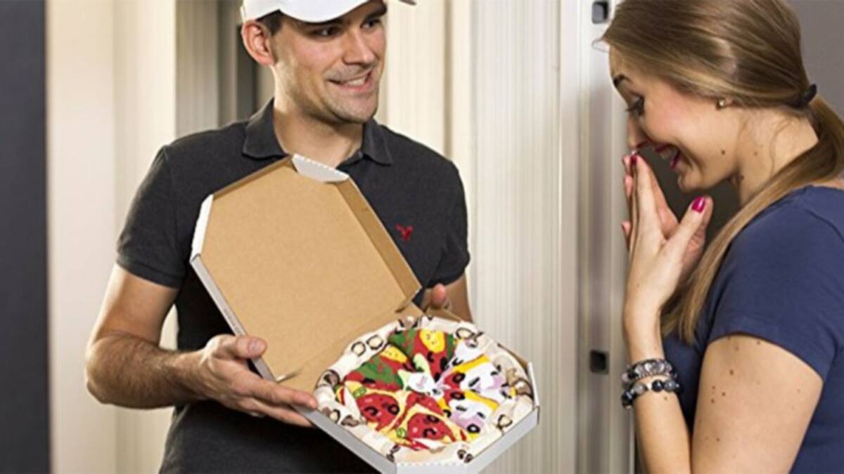 Si te gusta la pizza, amarás estas medias