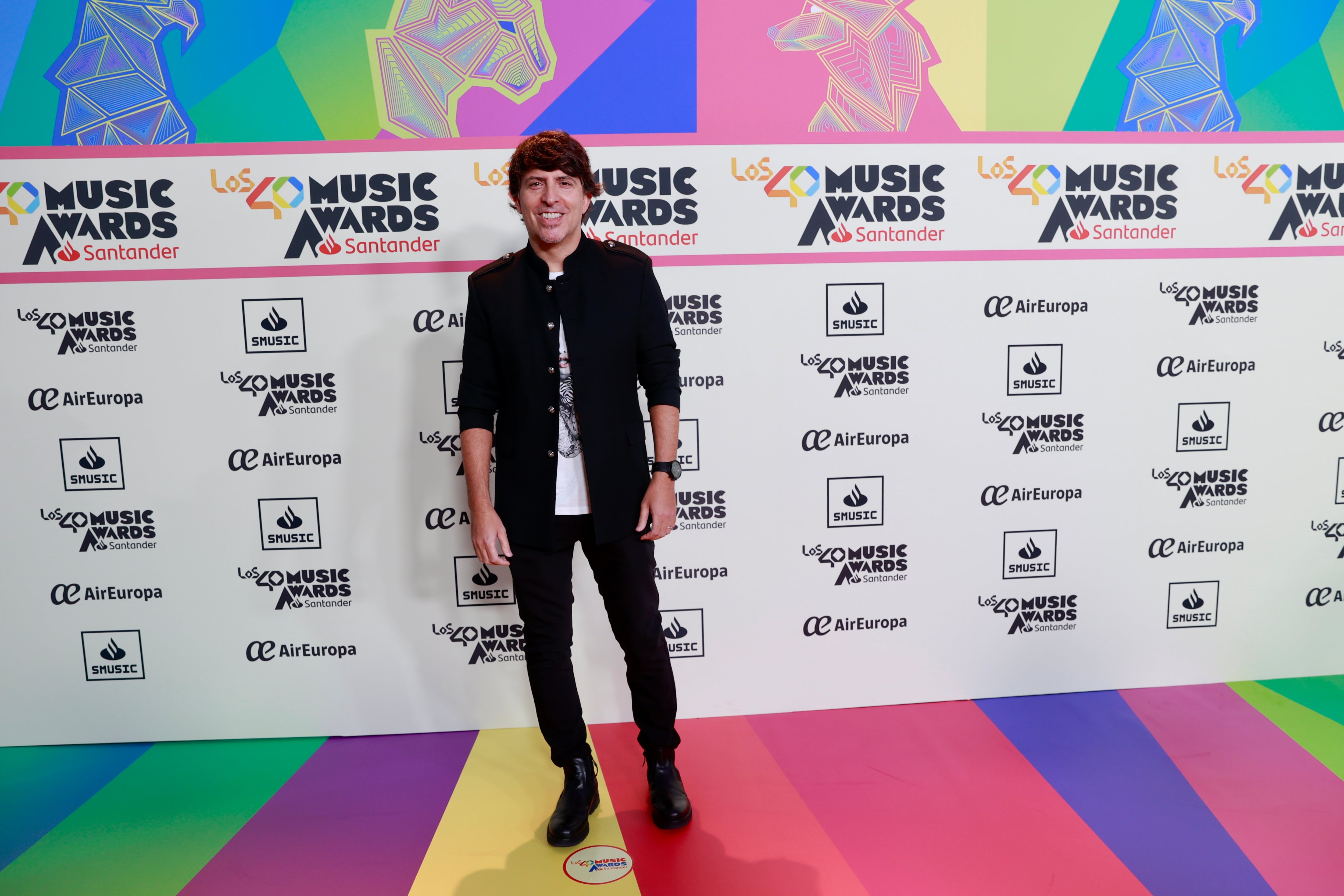 Dani Moreno &#039;El Gallo&#039;, en la cena de nominados de LOS40 Music Awards Santander 2023.