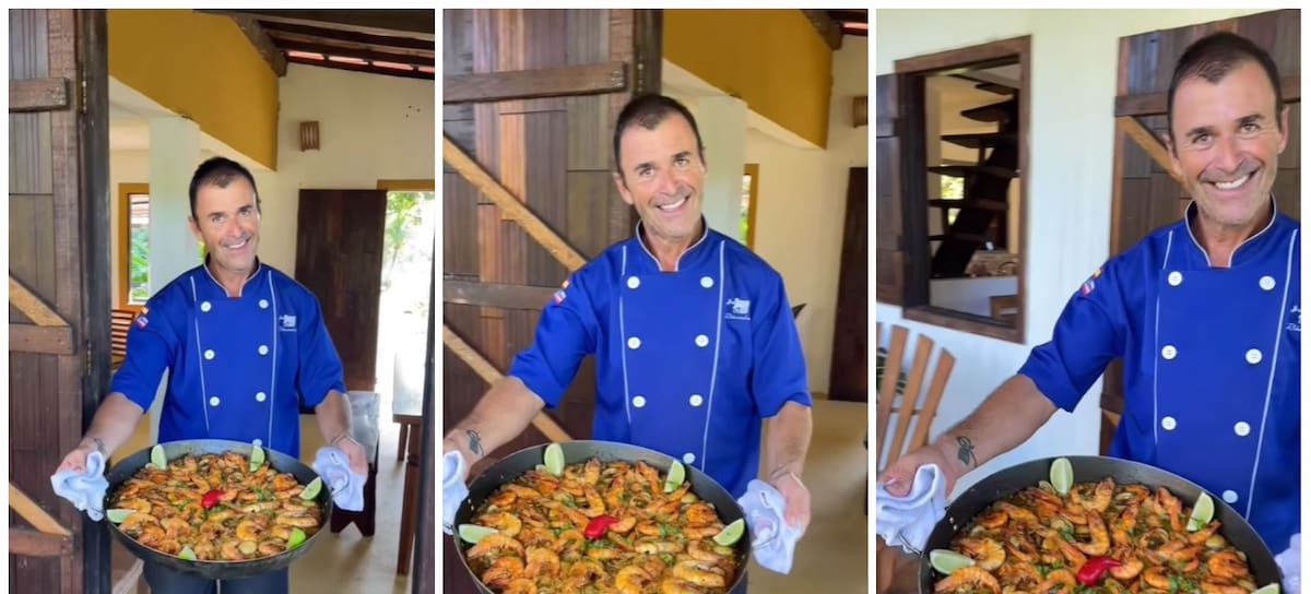 David Peregrina Capó en el Instagram del restaurante Ilha dos Riberinhos.