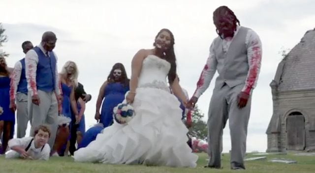 La boda zombie.