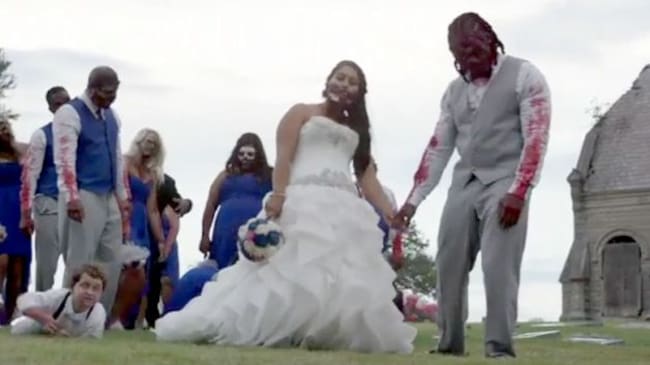 La boda zombie.