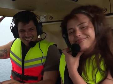 Marta Peñate asusta a todos con su ocurrencia en el salto desde el helicóptero en ‘Supervivientes All Stars’