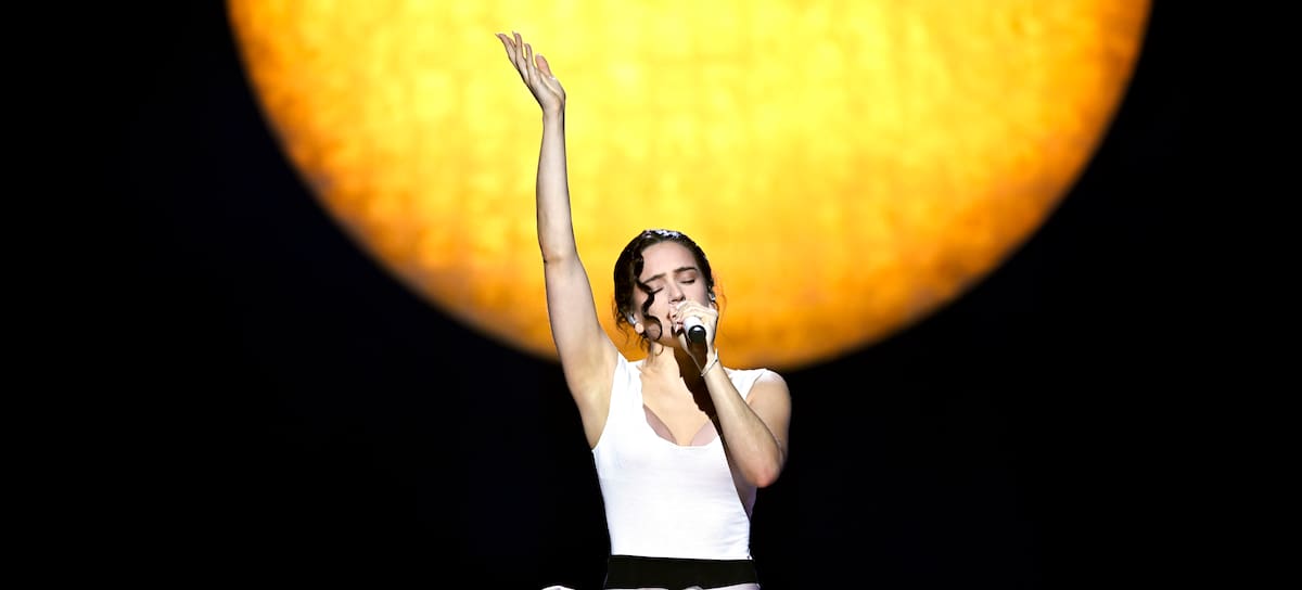 Rosalía en el 'LUX Tour' en Lyon, Francia