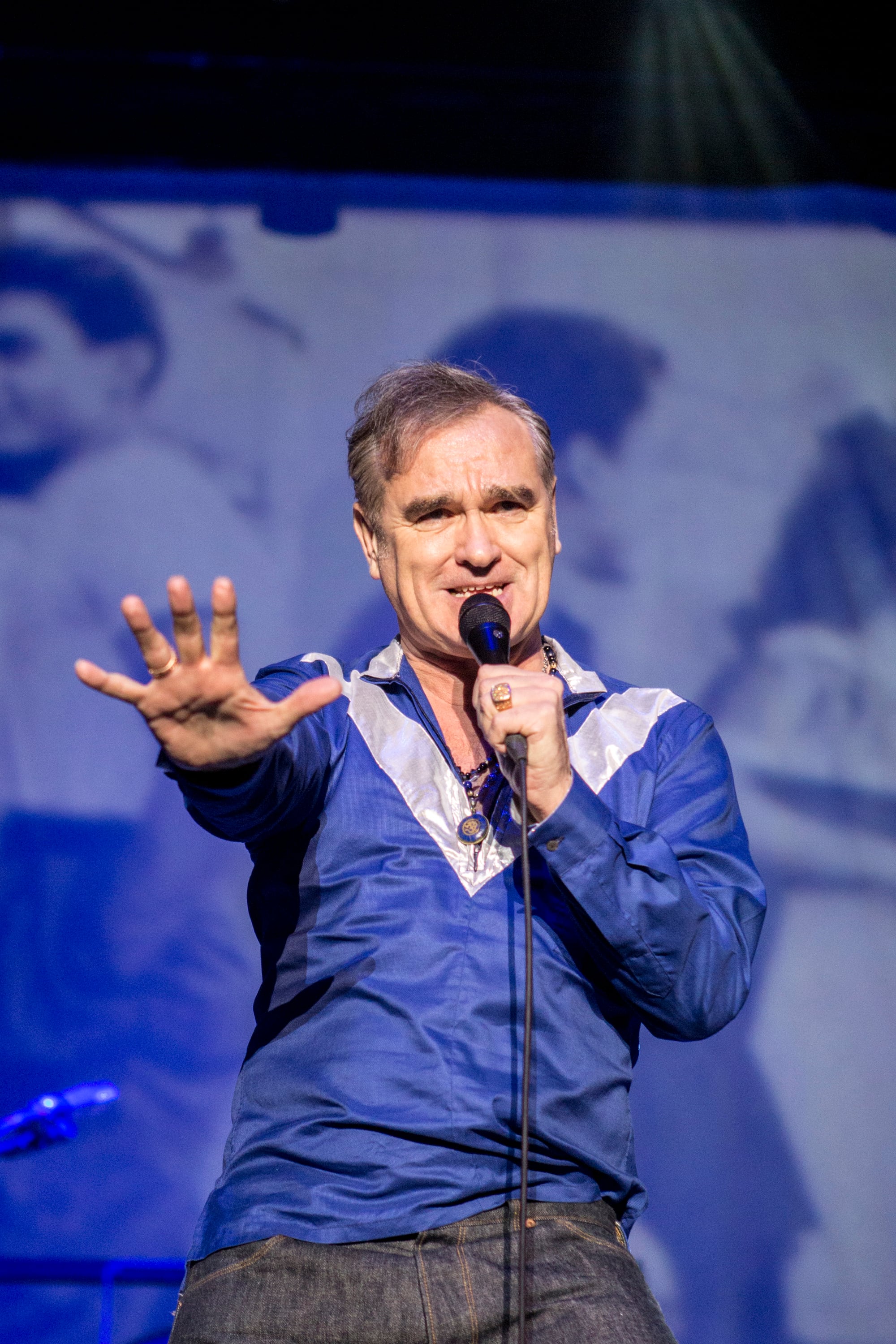 Morrissey en actuando Murcia en 2015. (Photo by Xavi Torrent/Redferns via Getty Images)